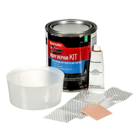 sheet metal patch kit|best bondo for rust repair.